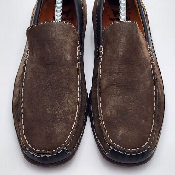 Mephisto Men\'s Baduard Loafer‎ Size 11 Slip On Cool-Air Shoe Brown Nubuck Comfy main image 13